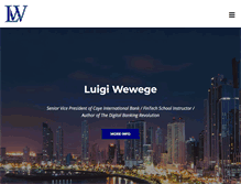 Tablet Screenshot of luigiwewege.com